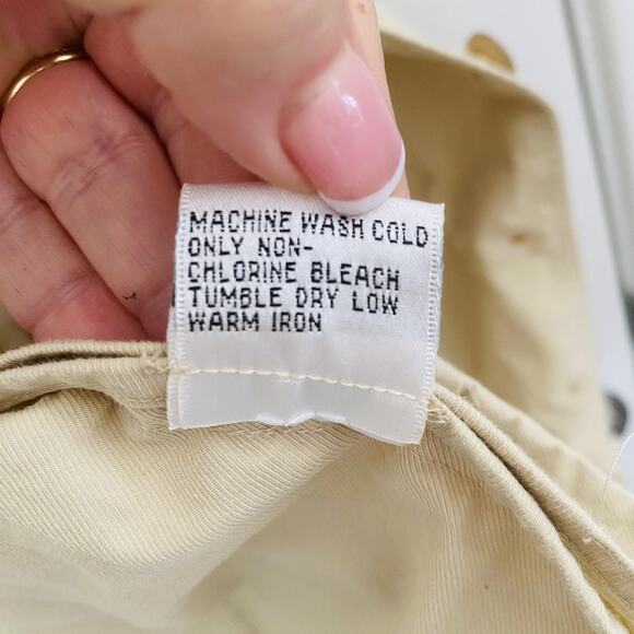 Talbots Blazer Womens 16 Basic Jacket Button Front Safari vtg 90s y2k Quiet Lux - Picture 4 of 5